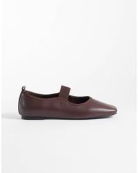 Glamorous - Square Toe Ballet Flats - Lyst