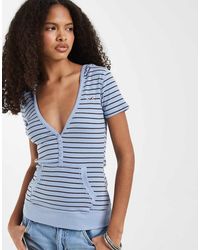Hollister - Icon Logo Short Sleeve Hooded Top - Lyst