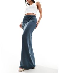 ONLY - Maxi Rok Met Gerimpelde Voorkant - Lyst