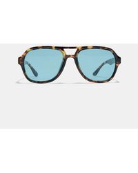 Stradivarius - Double Bridge Resin Sunglasses - Lyst