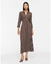 Vila - Shirt Dress - Lyst