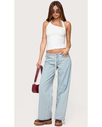 Edikted - Meggie Low Rise Jeans - Lyst