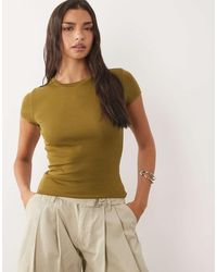 Gina Tricot - Crew Neck Top - Lyst