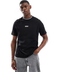 Barbour - Logo Tipped T-shirt - Lyst