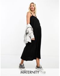 Cotton On - Cotton On Maternity Smock Maxi Dress - Lyst