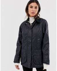 Barbour – Beadnell – Gewachste Jacke - Blau