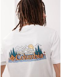 Columbia - Talbert ridge - t-shirt à motif graphique et manches courtes - Lyst