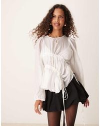 Ghospell - Oversized Ruched Top - Lyst