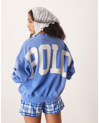 Polo Ralph Lauren - Looser Fit Back Print Sweatshirt - Lyst