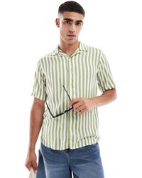 Only & Sons - Revere Collar Stripe Shirt - Lyst