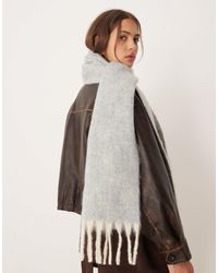 ASOS - – fransenschal aus wollmix - Lyst