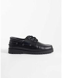 Jack & Jones - Leather Boat Shoes - Lyst