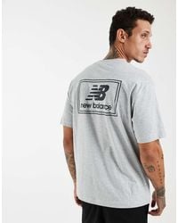 New Balance - Woven Label T-shirt - Lyst