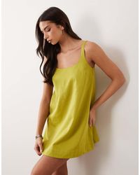 ASOS - Scoop Neck Shift Mini Dress - Lyst