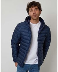 Threadbare - Matte Finish Padded Hooded Jacket - Lyst