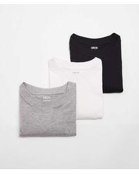 ASOS - Essentials 3 Pack Relaxed T-Shirts - Lyst