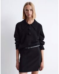 & Other Stories - Wool Alpaca Fluffy Knit Collar Sweater - Lyst