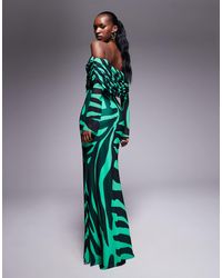 AFRM Peyton Maxi Dress in Blue | Lyst