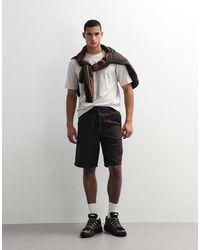 Only & Sons - Wide Fit Short With Linen - Lyst