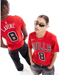 Nike Basketball - Nba Unisex Chicago Bulls Zach Lavine Essential T-shirt - Lyst