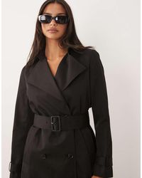 Forever New - Button Down Tie Detail Trench Coat - Lyst