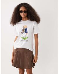 Polo Ralph Lauren - Wimbledon Capsule Classic Bear Print T-shirt - Lyst