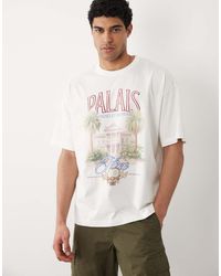 Jack & Jones - Oversized T-Shirt With Front Scenic Print - Lyst