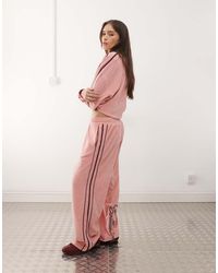 Collusion - Embroidered Velour Sweatpants - Lyst