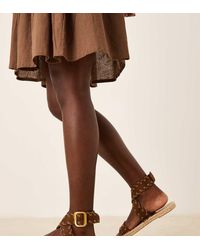 ASOS - Wide Fit Jazzy Whipstitch Espadrille Sandals - Lyst