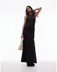 TOPSHOP - – gesmoktes maxikleid - Lyst