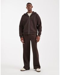 New Look - Heavyweight Zip Through Hoodie Co-Ord - Lyst