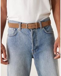Mango - Suede Buckle Belt - Lyst