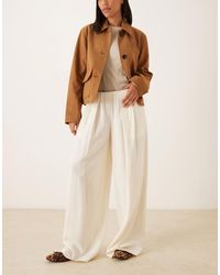 ASOS - Tailored Low Rise Pull On Trousers - Lyst