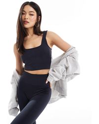 4505 - Icon Seamless Rib Square Neck Vest - Lyst