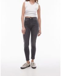 TOPSHOP - High Rise Jamie Jeans - Lyst