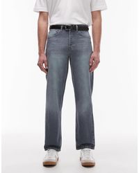 TOPMAN - Rigid Straight Jean - Lyst