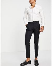 Jack & Jones - Premium Super Slim Fit Stretch Wool Mix Suit Trousers - Lyst