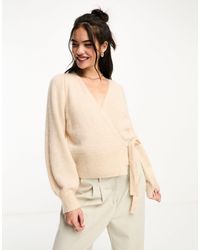 & Other Stories - Wool Blend Wrap Cardigan - Lyst