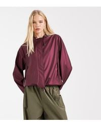 Rains - X Asos Exclusive 18040 String Waterproof Hooded Jacket - Lyst