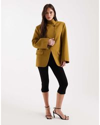 ASOS - Wrap Front Oversized Blazer - Lyst