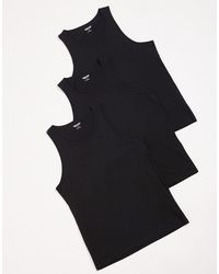 Jack & Jones - 3 Pack Basic Vests - Lyst