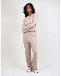 SIMMI - Heavyweight Knit Straight Leg Trouser - Lyst
