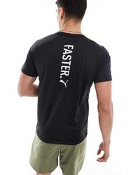 PUMA - 'faster' Graphic T-shirt - Lyst