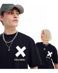 Collusion - Unisex X Logo Cotton T-shirt - Lyst