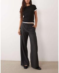 Mango - Teen Tie Waist Tailored Straight Trouser - Lyst