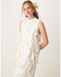 Sister Jane - Snowdrop All Over Bow Midi Dress - Lyst
