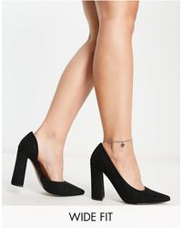 ASOS - Wide fit – waiter – d'orsay-high heels - Lyst