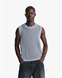 Bershka - Gilet Met Vervaagd Effect - Lyst