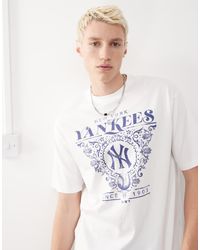 KTZ - Ny Yankees Graphic Back Detail Relaxed T-shirt - Lyst