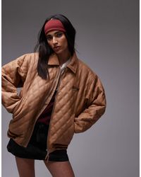 House Of Sunny - Quilted Bomber Jacket - Lyst